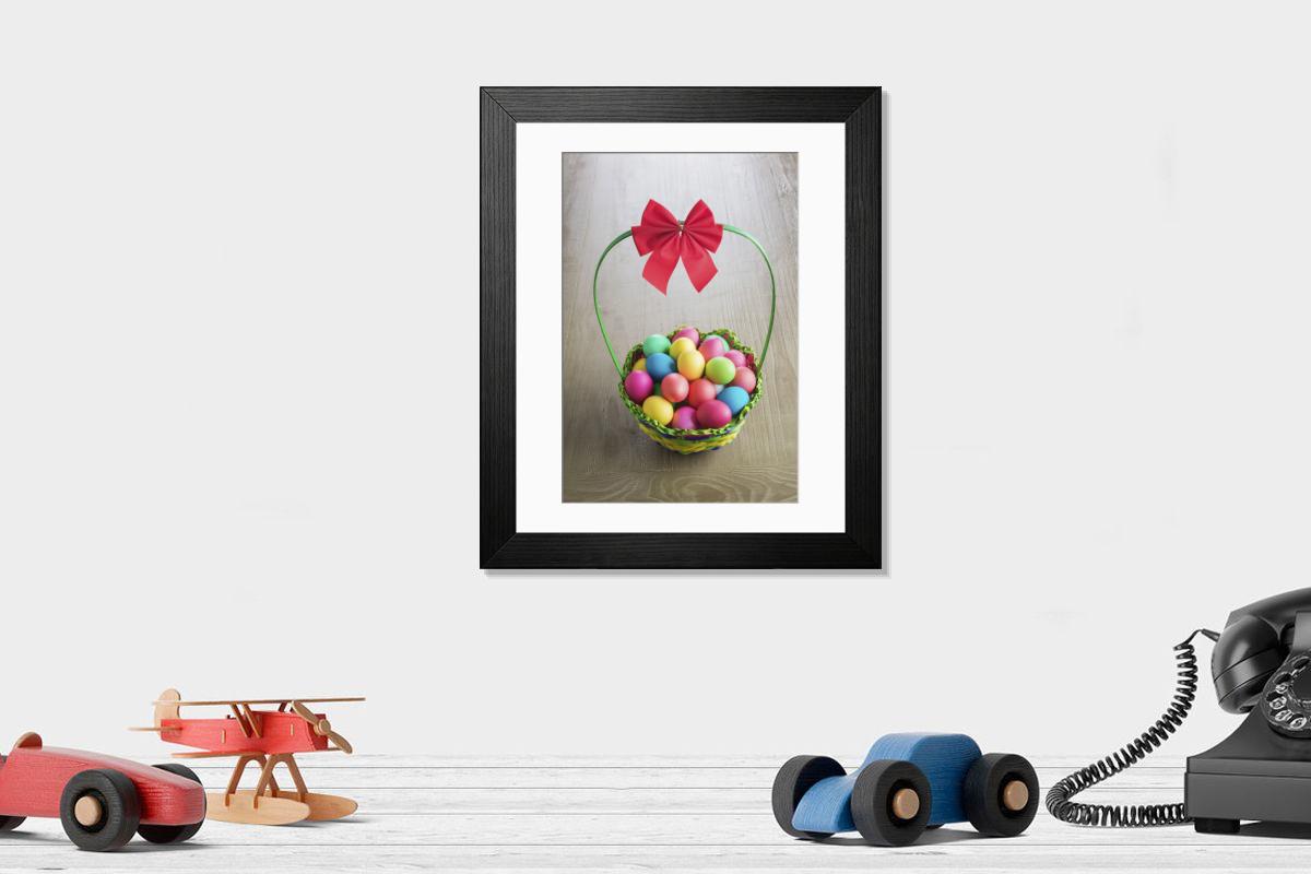 Shown hanging in a room: Modern 14"x12" (36x31cm)