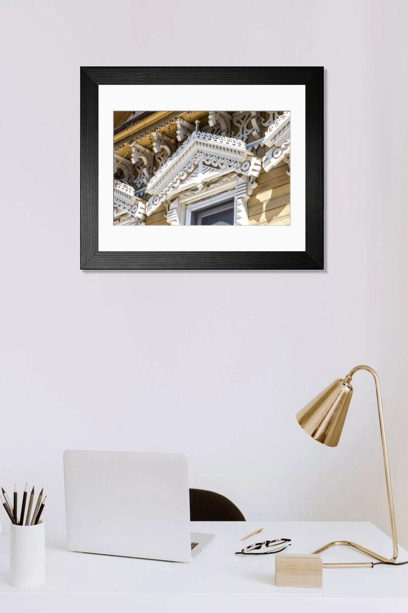 Shown hanging in a room: Modern 14"x12" (36x31cm)