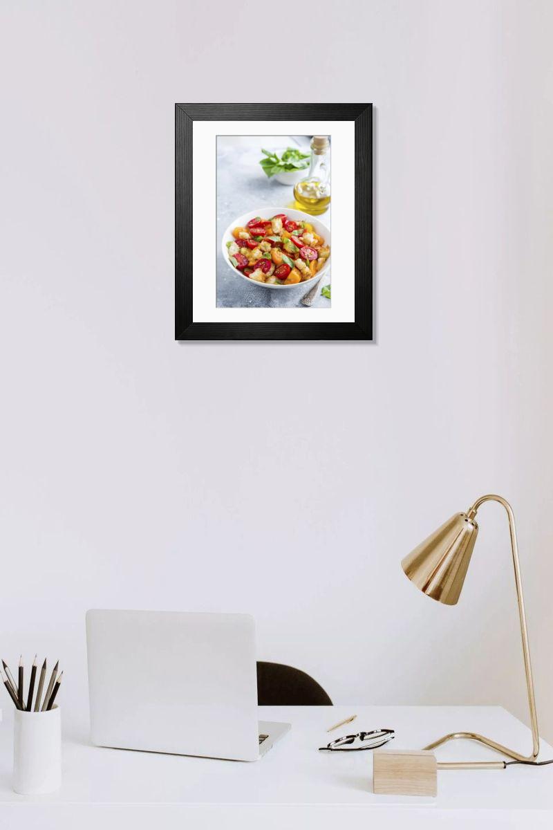 Shown hanging in a room: Modern 14"x12" (36x31cm)