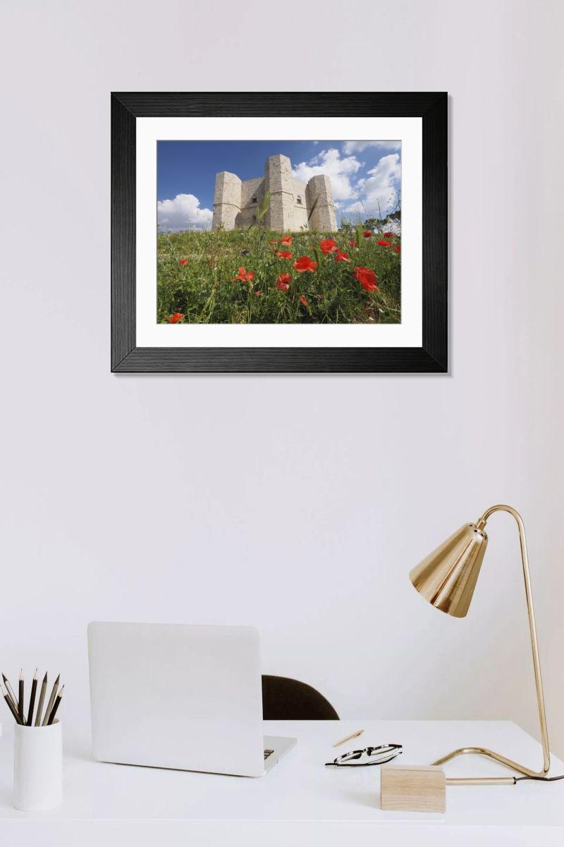 Shown hanging in a room: Modern 14"x12" (36x31cm)
