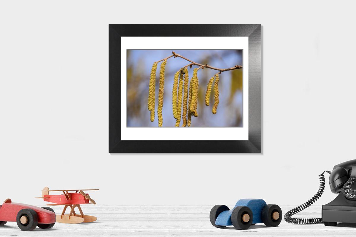 Shown hanging in a room: Modern 12"x10"