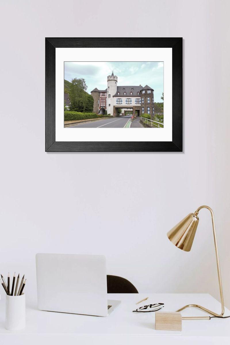 Shown hanging in a room: Modern 14"x12" (36x31cm)
