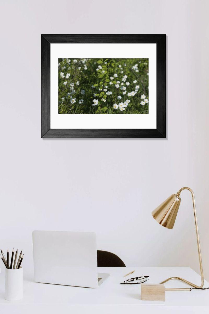 Shown hanging in a room: Modern 14"x12" (36x31cm)