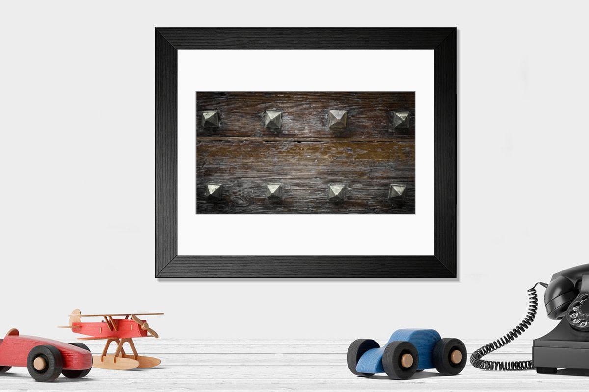 Shown hanging in a room: Modern 14"x12" (36x31cm)