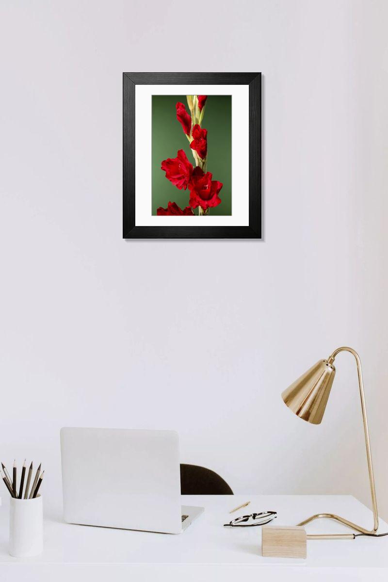 Shown hanging in a room: Modern 14"x12" (36x31cm)