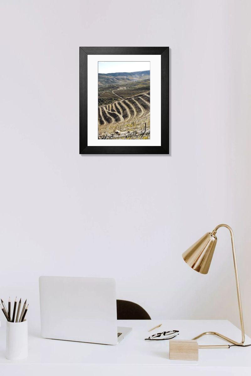 Shown hanging in a room: Modern 14"x12" (36x31cm)