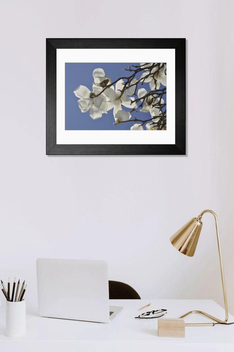 Shown hanging in a room: Modern 14"x12" (36x31cm)