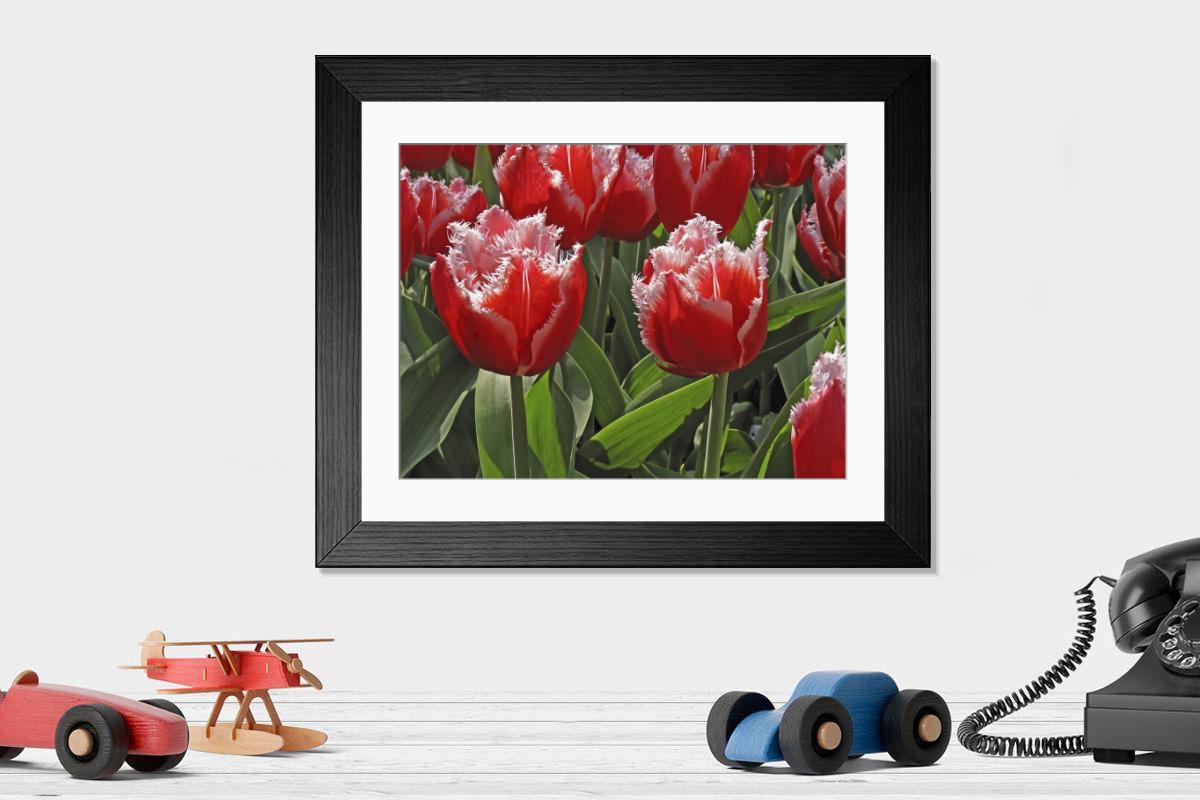 Shown hanging in a room: Modern 14"x12" (36x31cm)