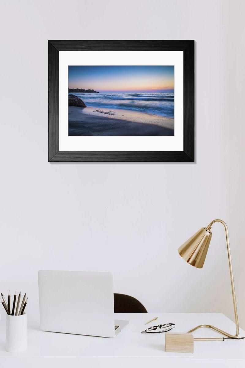 Shown hanging in a room: Modern 14"x12" (36x31cm)