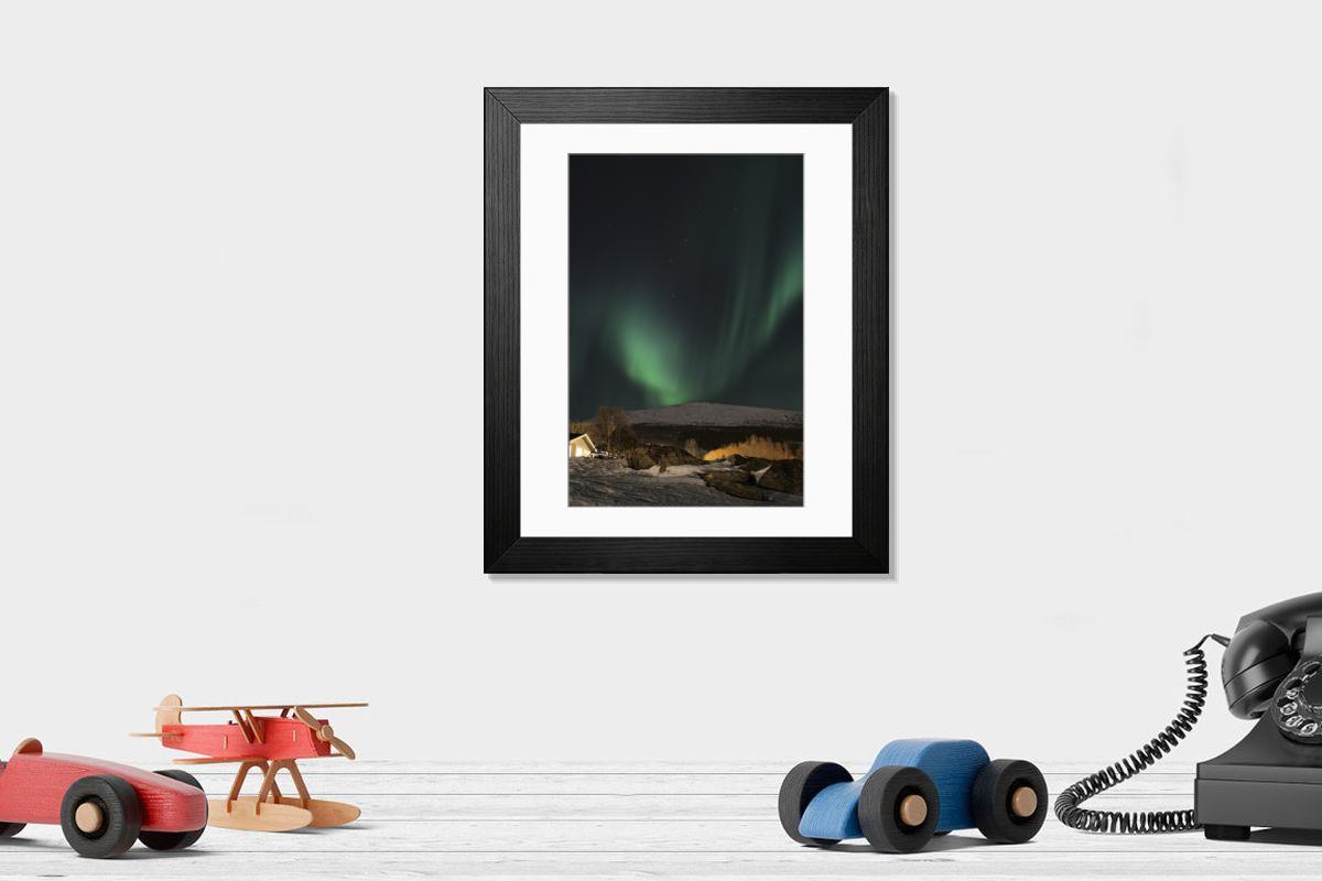 Shown hanging in a room: Modern 14"x12" (36x31cm)