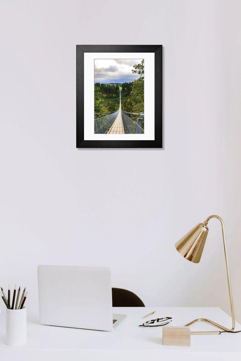 Shown hanging in a room: Modern 14"x12" (36x31cm)