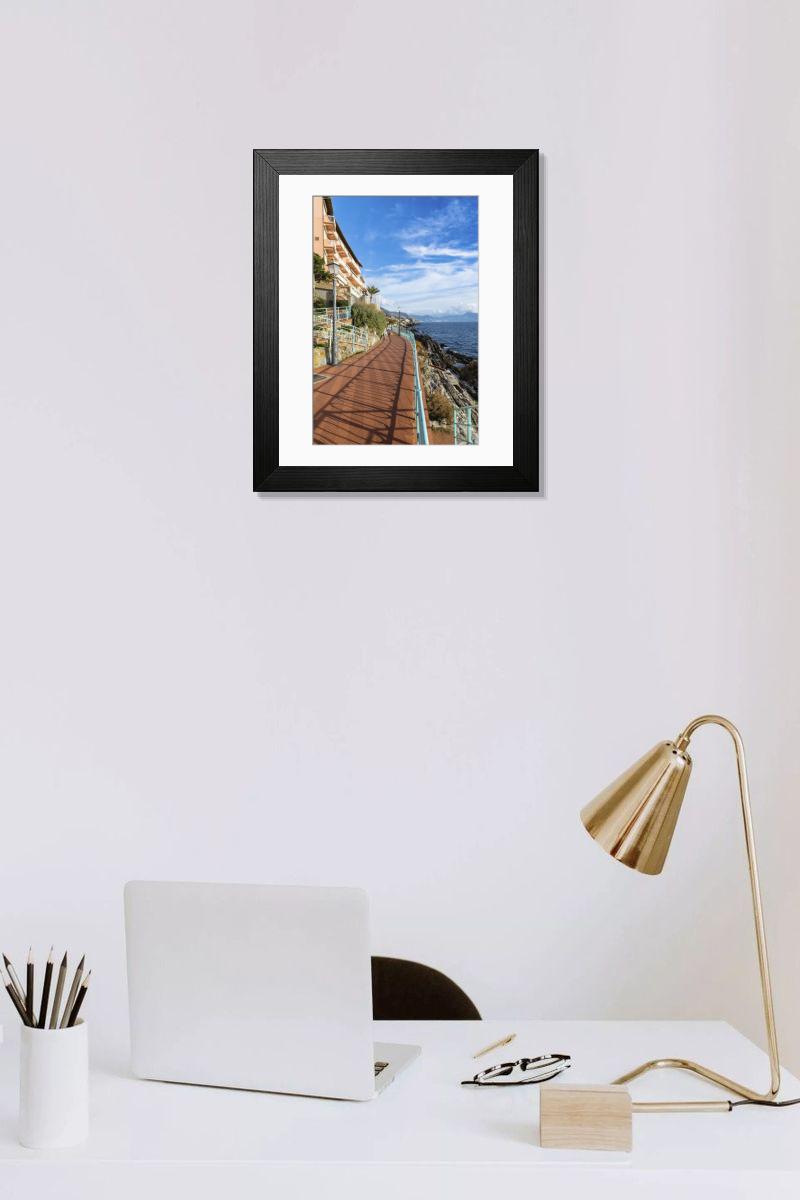 Shown hanging in a room: Modern 14"x12" (36x31cm)