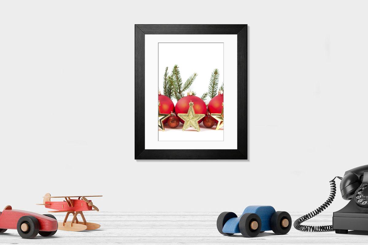Shown hanging in a room: Modern 14"x12" (36x31cm)