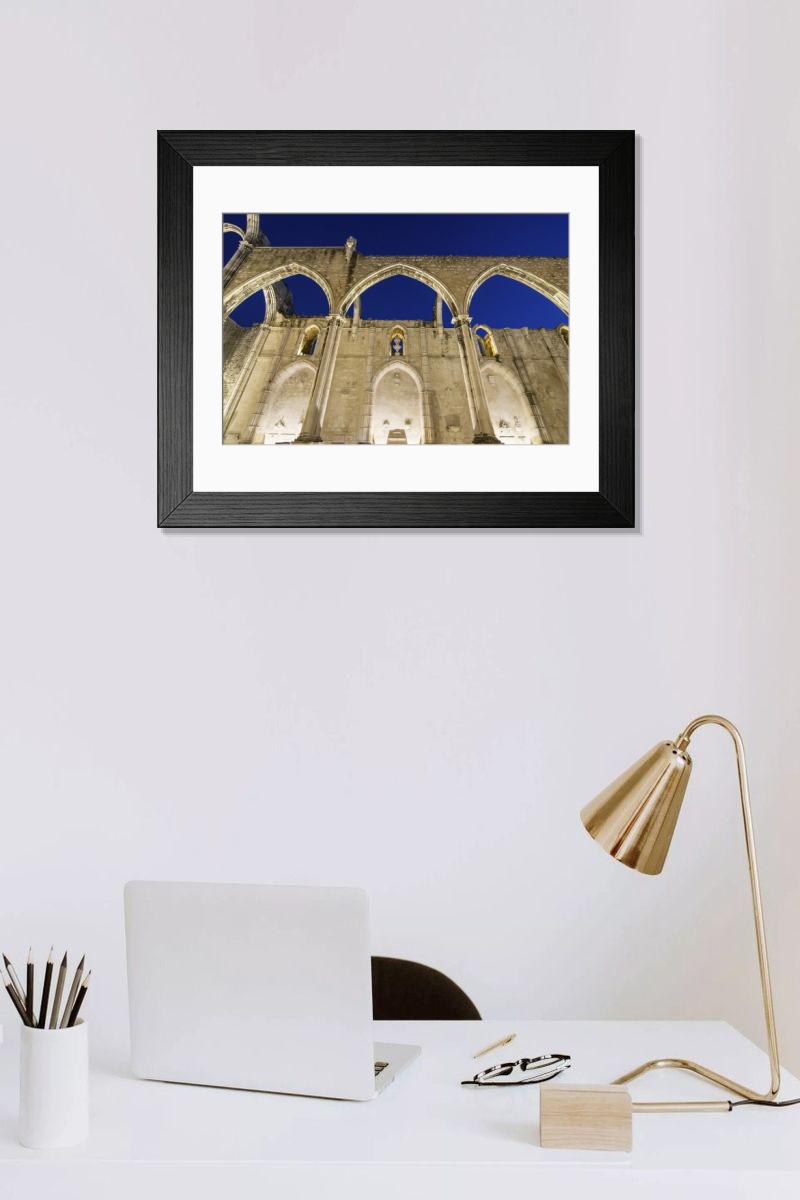Shown hanging in a room: Modern 14"x12" (36x31cm)