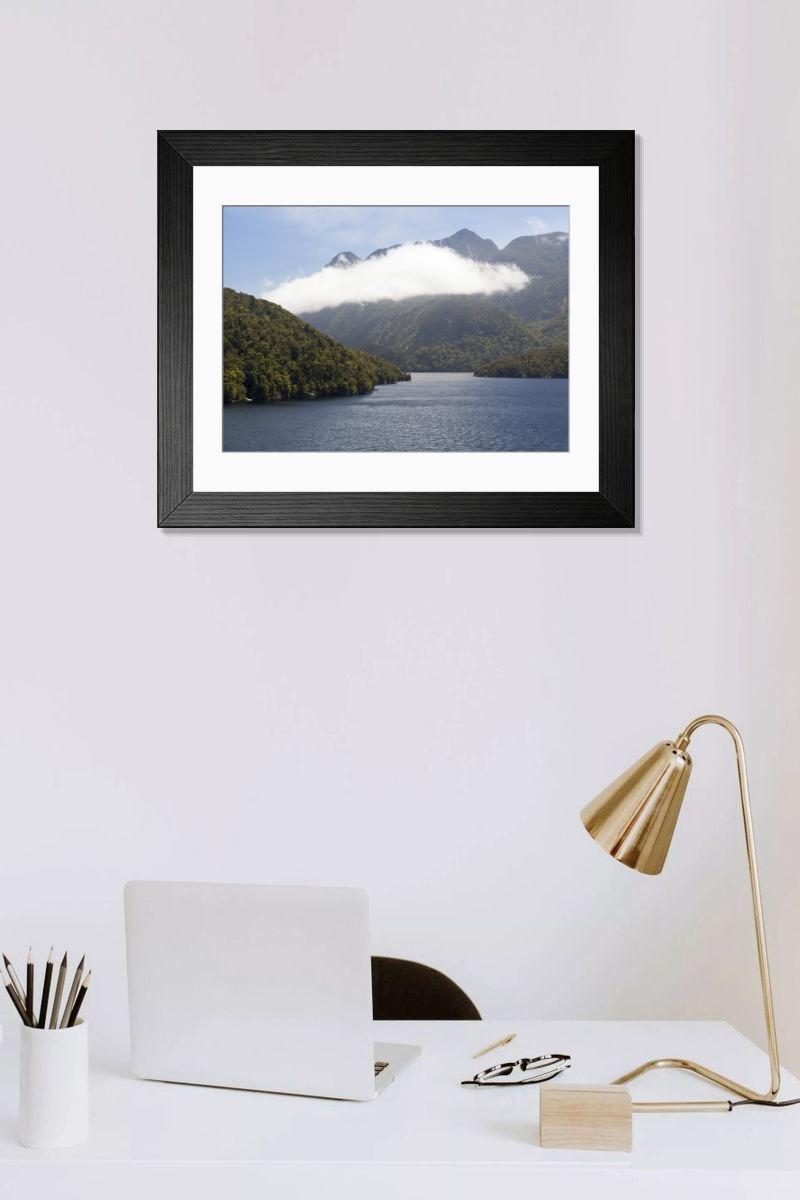 Shown hanging in a room: Modern 14"x12" (36x31cm)
