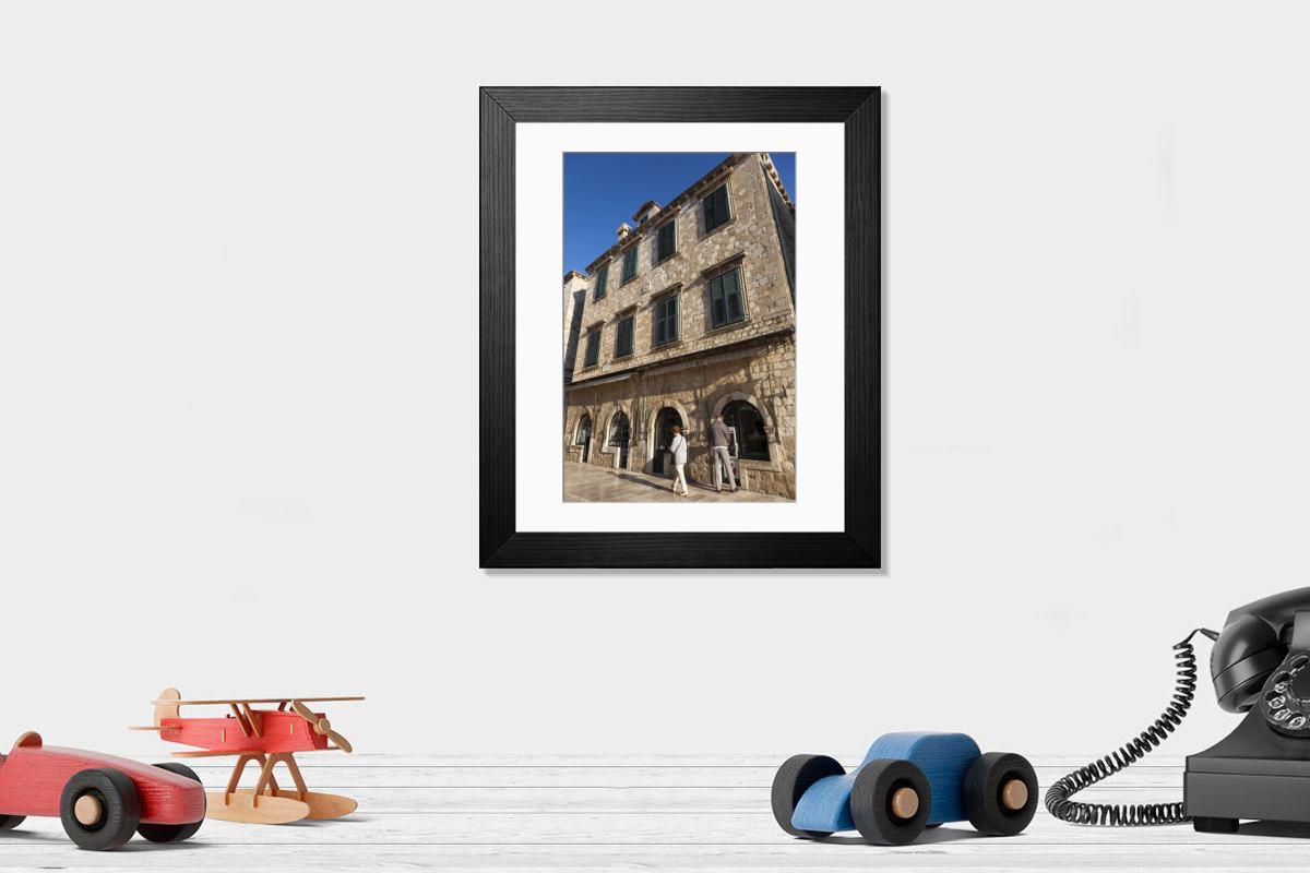 Shown hanging in a room: Modern 14"x12" (36x31cm)