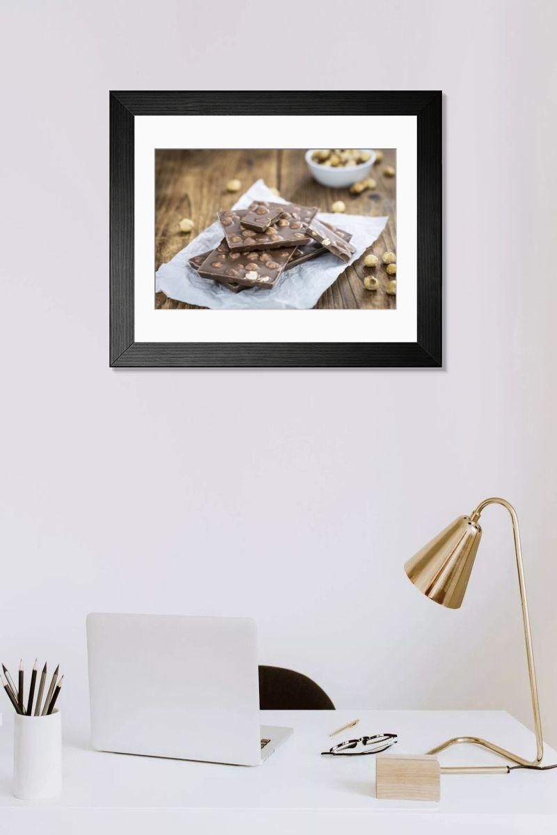 Shown hanging in a room: Modern 14"x12" (36x31cm)