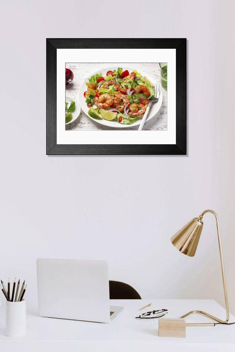 Shown hanging in a room: Modern 14"x12" (36x31cm)