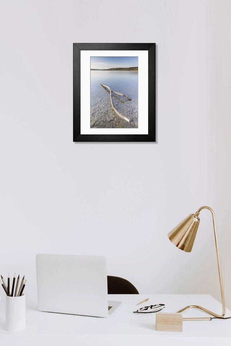 Shown hanging in a room: Modern 14"x12" (36x31cm)