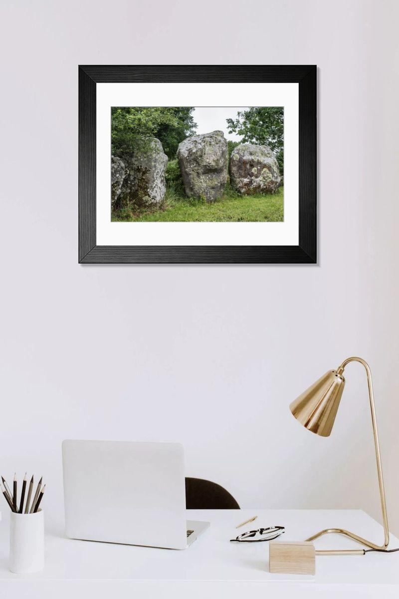 Shown hanging in a room: Modern 14"x12" (36x31cm)