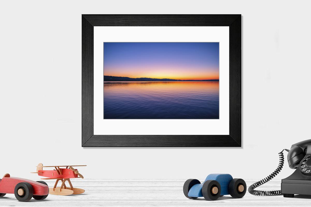 Shown hanging in a room: Modern 14"x12" (36x31cm)