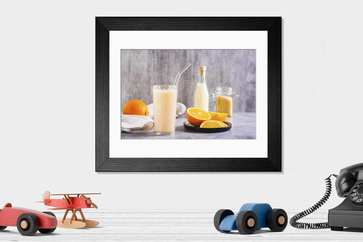 Shown hanging in a room: Modern 14"x12" (36x31cm)