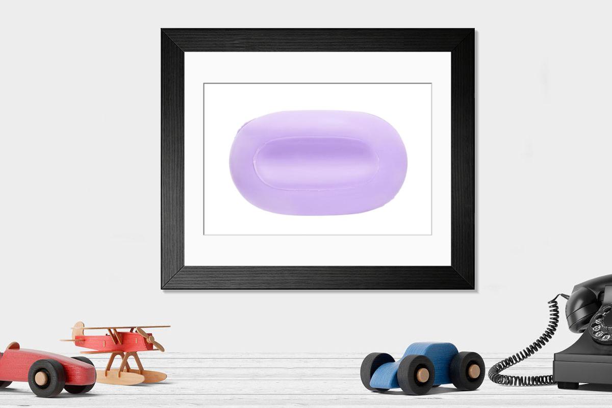 Shown hanging in a room: Modern 14"x12" (36x31cm)