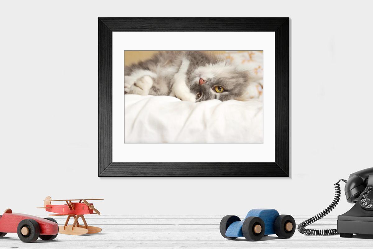 Shown hanging in a room: Modern 14"x12" (36x31cm)
