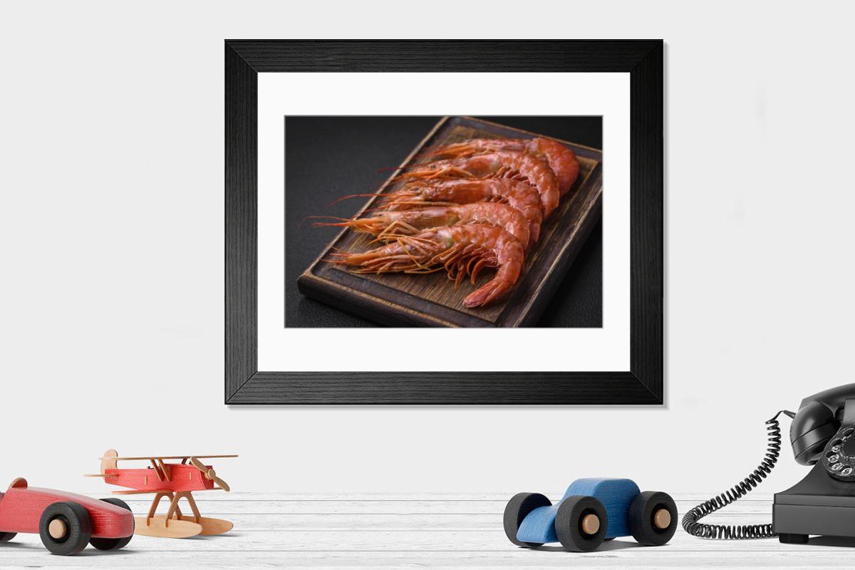 Shown hanging in a room: Modern 14"x12" (36x31cm)