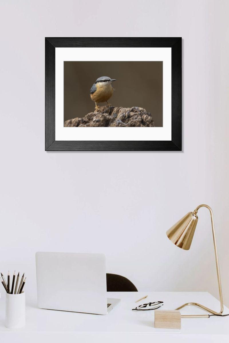 Shown hanging in a room: Modern 14"x12" (36x31cm)
