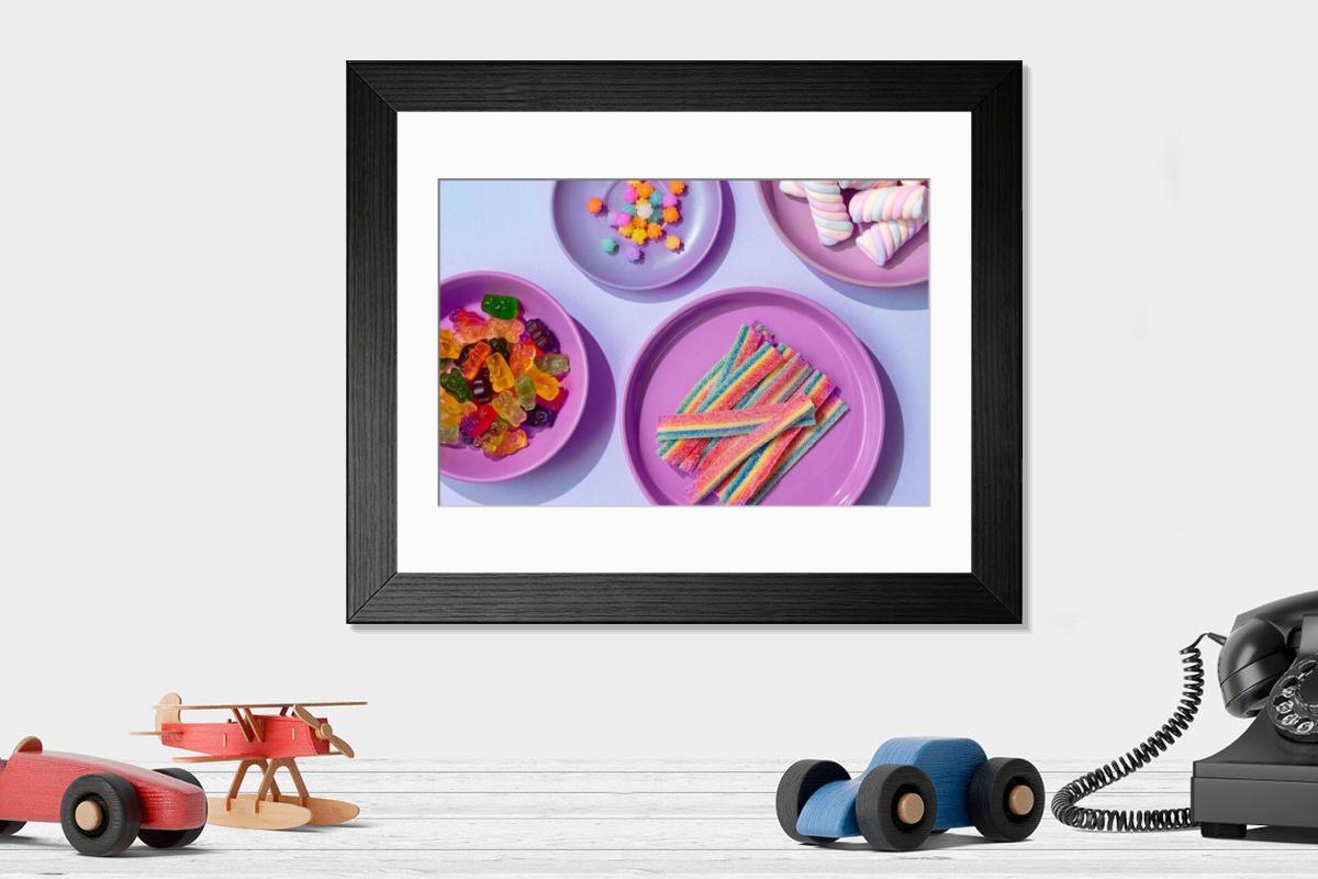 Shown hanging in a room: Modern 14"x12" (36x31cm)