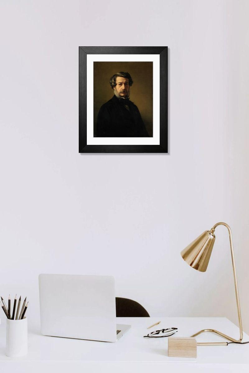 Shown hanging in a room: Modern 14"x12" (36x31cm)