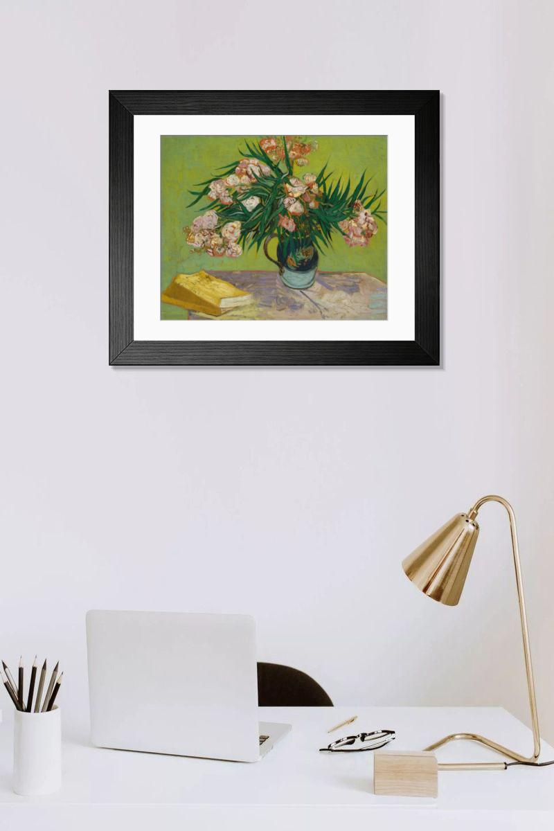 Shown hanging in a room: Modern 14"x12" (36x31cm)