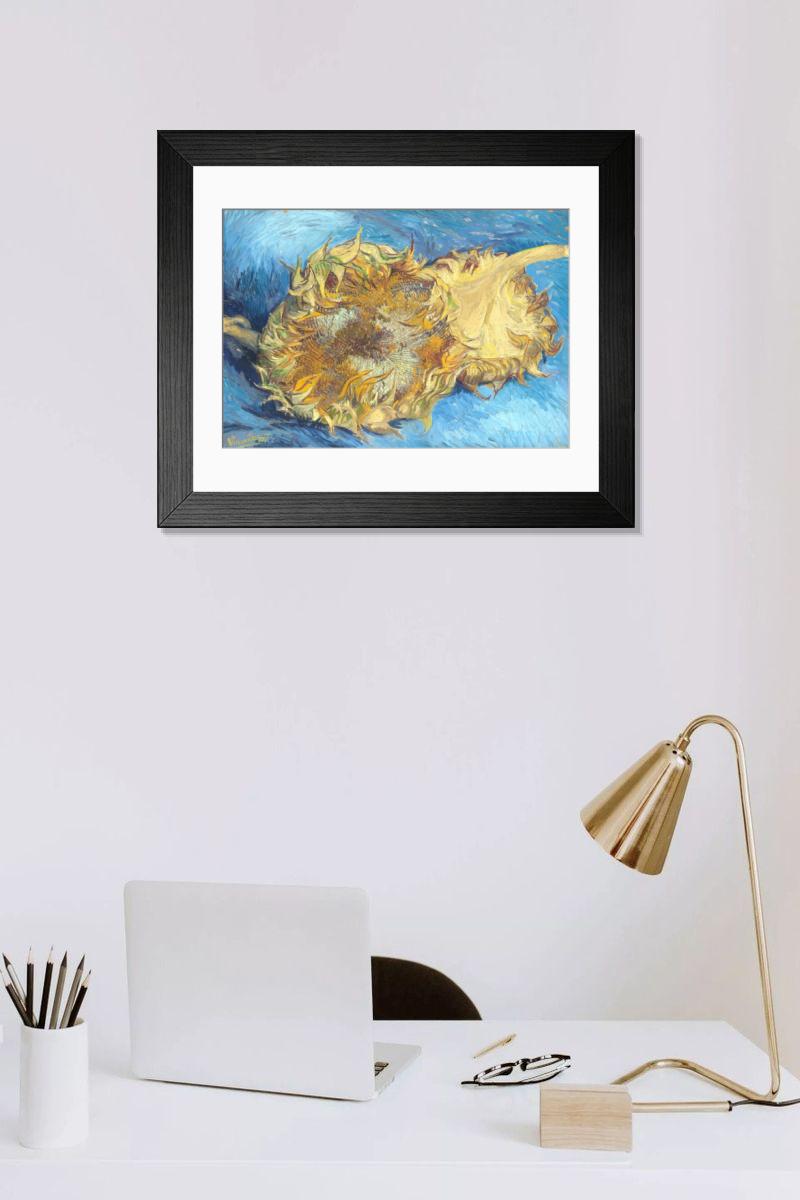 Shown hanging in a room: Modern 14"x12" (36x31cm)