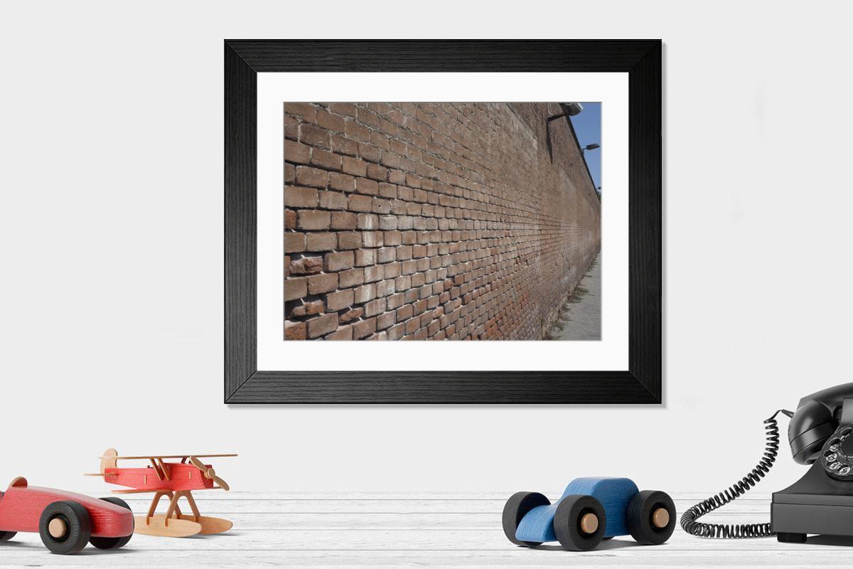 Shown hanging in a room: Modern 14"x12" (36x31cm)