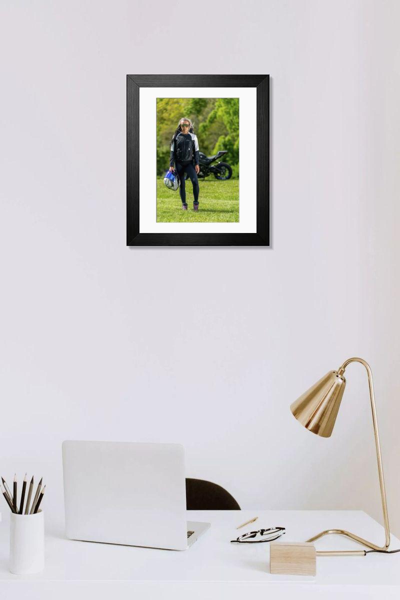 Shown hanging in a room: Modern 14"x12" (36x31cm)