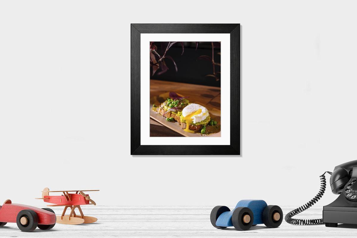 Shown hanging in a room: Modern 14"x12" (36x31cm)