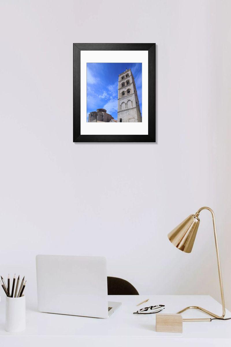 Shown hanging in a room: Modern 14"x12" (36x31cm)