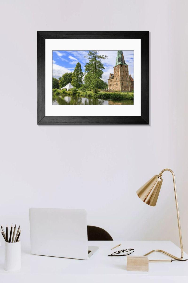 Shown hanging in a room: Modern 14"x12" (36x31cm)