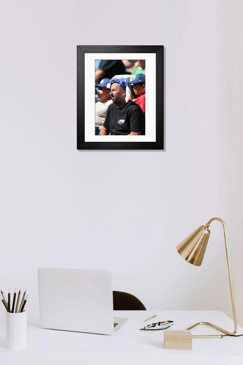 Shown hanging in a room: Modern 14"x12" (36x31cm)