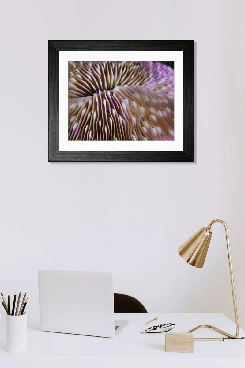 Shown hanging in a room: Modern 14"x12" (36x31cm)