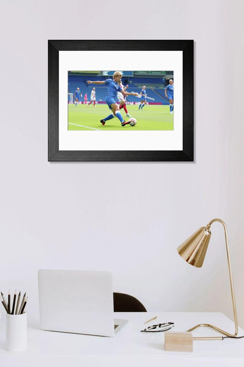 Shown hanging in a room: Modern 14"x12" (36x31cm)