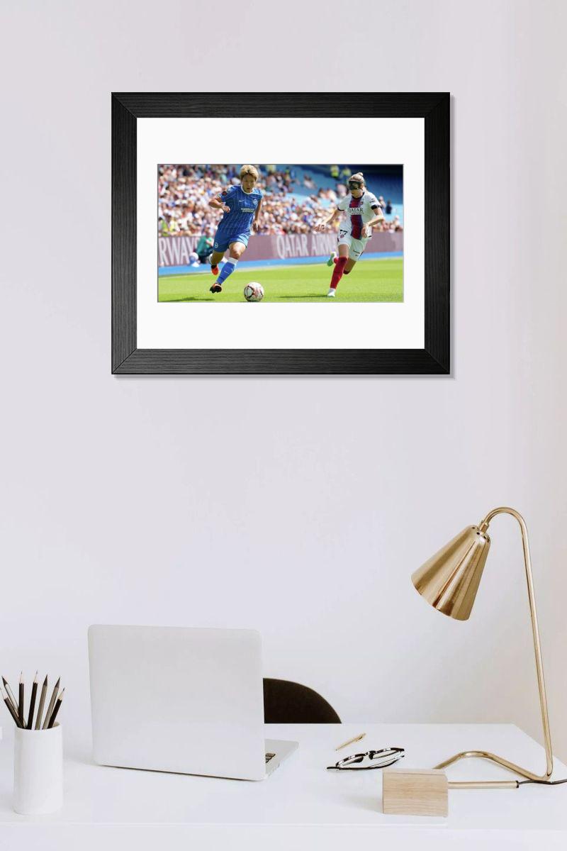 Shown hanging in a room: Modern 14"x12" (36x31cm)