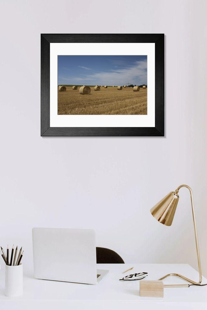 Shown hanging in a room: Modern 14"x12" (36x31cm)