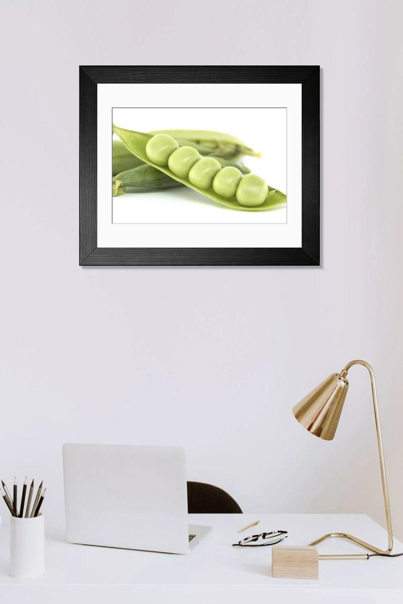 Shown hanging in a room: Modern 14"x12" (36x31cm)