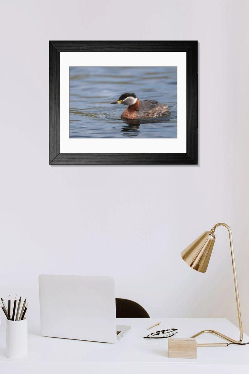 Shown hanging in a room: Modern 14"x12" (36x31cm)