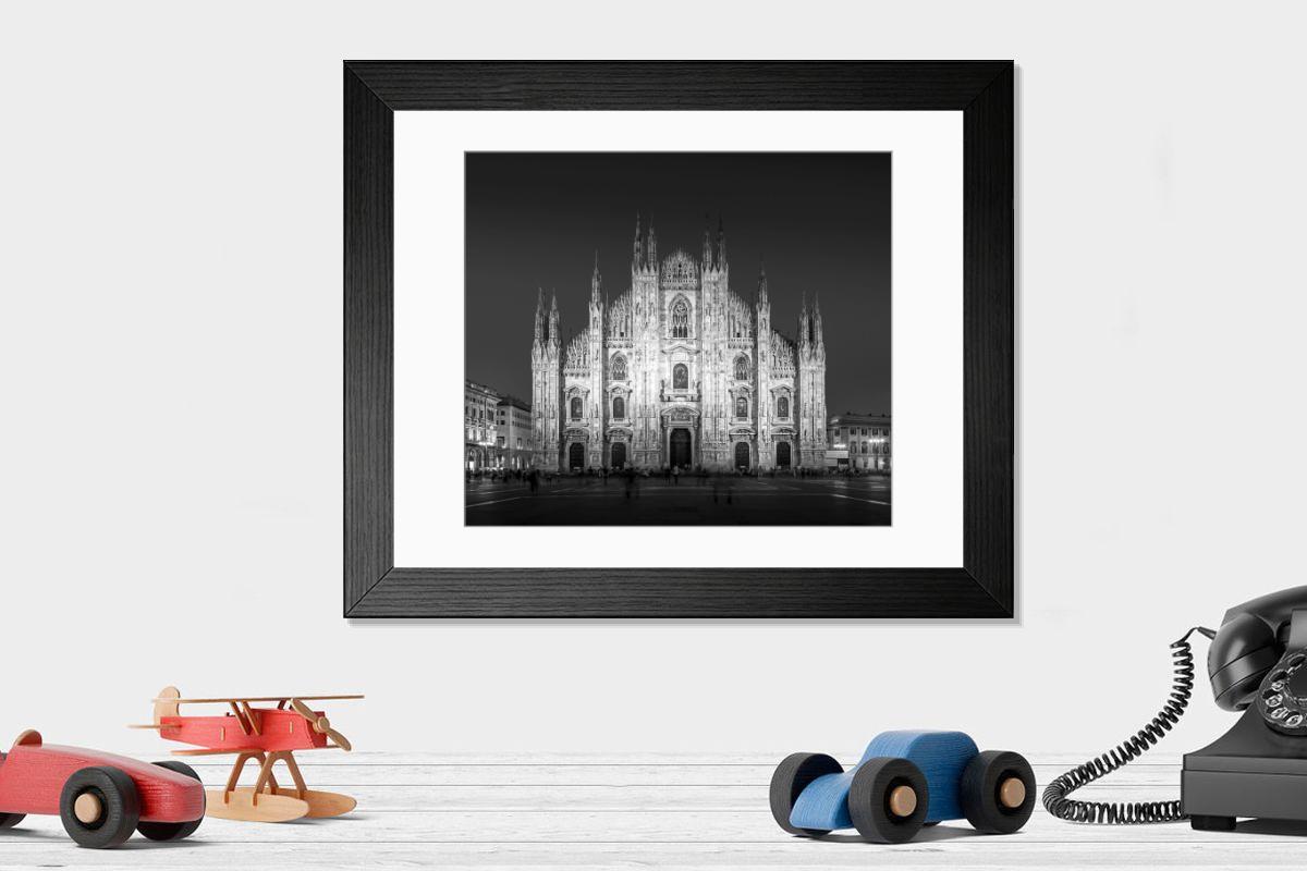 Shown hanging in a room: Modern 14"x12" (36x31cm)