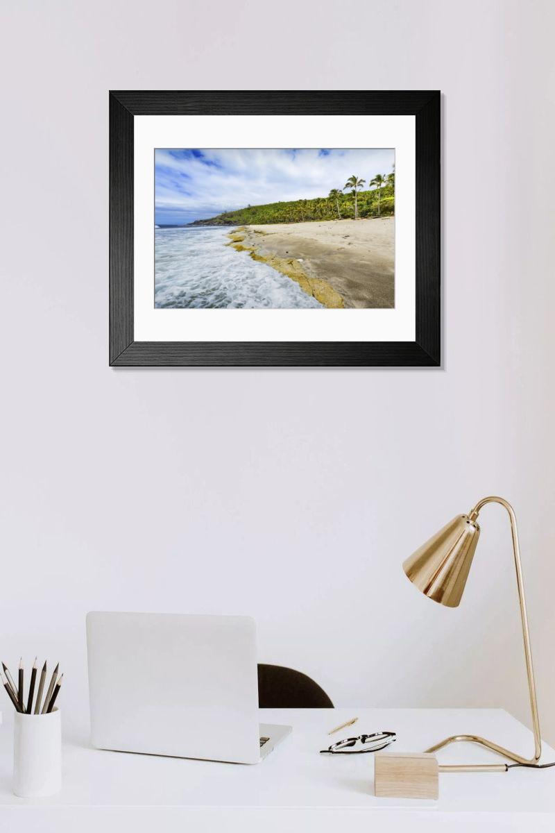 Shown hanging in a room: Modern 14"x12" (36x31cm)