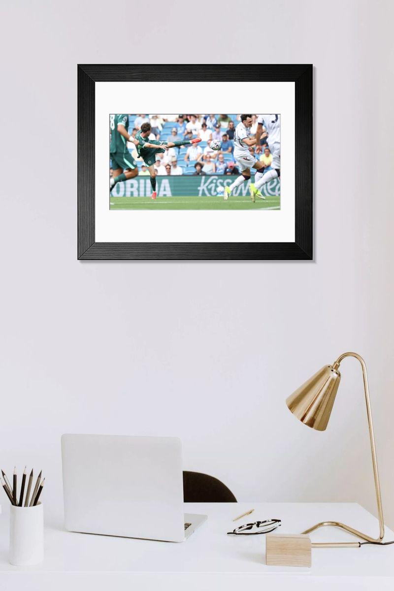 Shown hanging in a room: Modern 14"x12" (36x31cm)