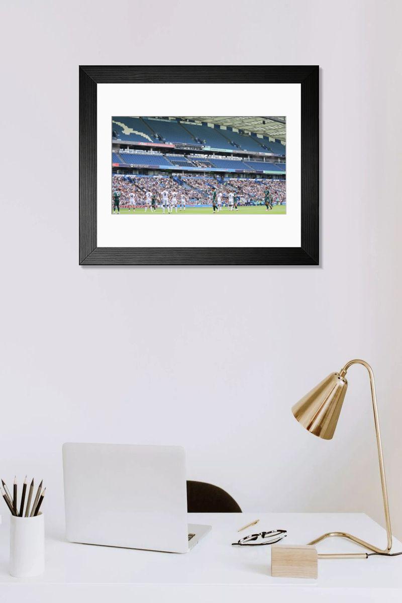 Shown hanging in a room: Modern 14"x12" (36x31cm)